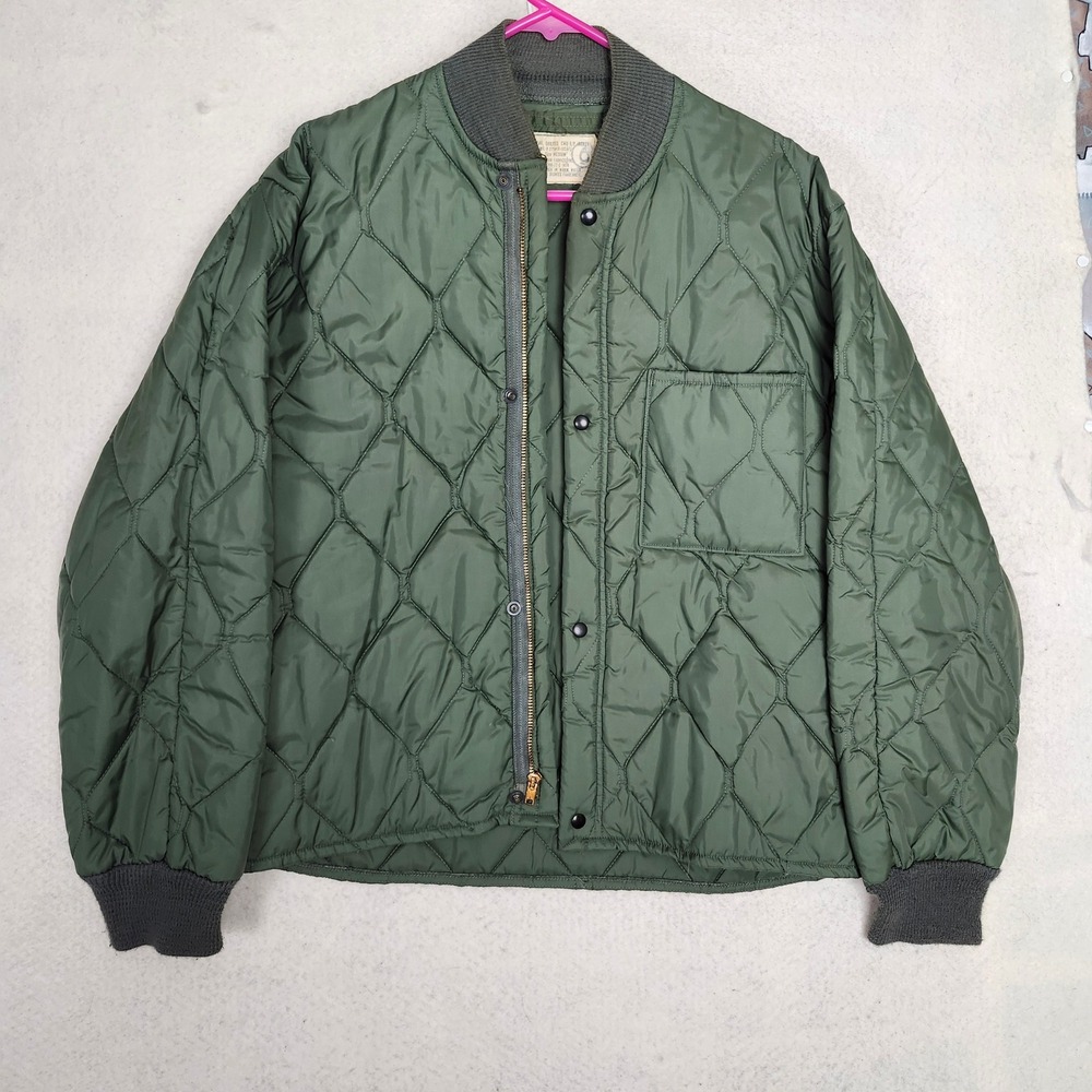 Vintage OG107 M65 Field Coat + USAF 1972 CWU-9/P Quilted Liner Jacket - Picture 3 of 16